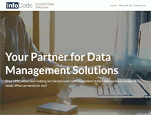 Tablet Screenshot of infocode.com